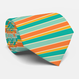 Rhombus rows abstract design tie
