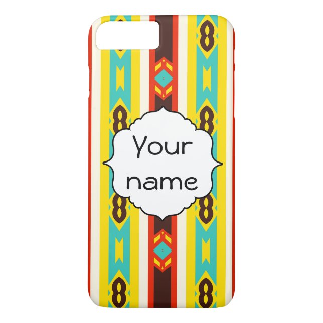 Rhombus stripes and other shapes Case-Mate iPhone case (Back)