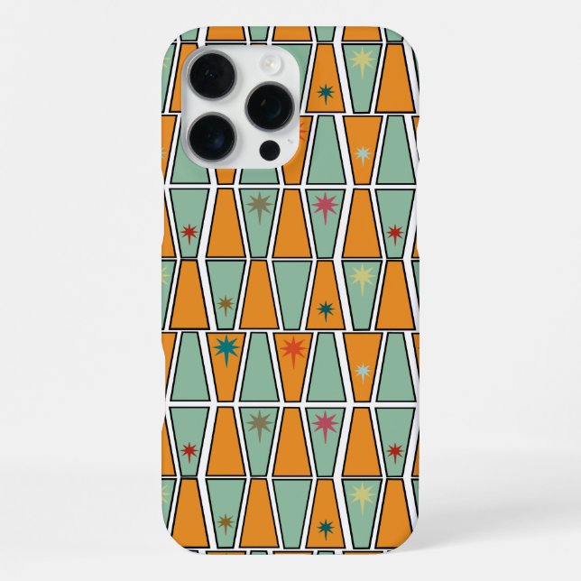 Rhombuses with Starbursts  iPhone Case (Back)