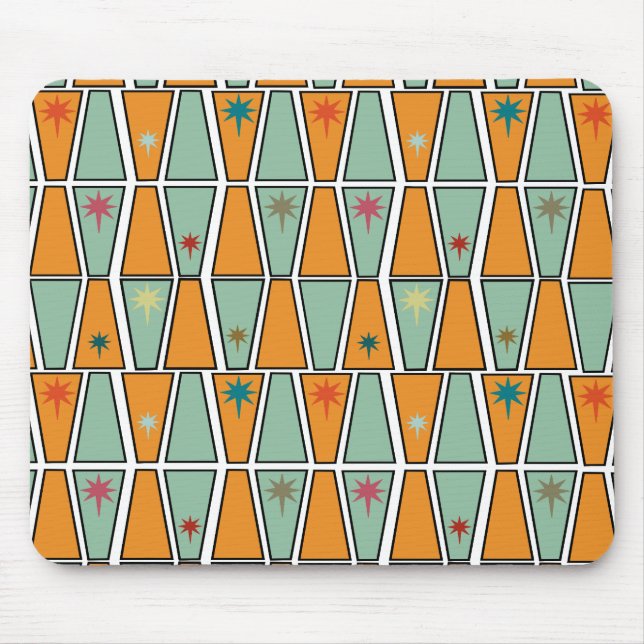 Rhombuses with Starbursts  Mouse Pad (Front)