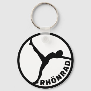 Rhönrad gymwheel key ring