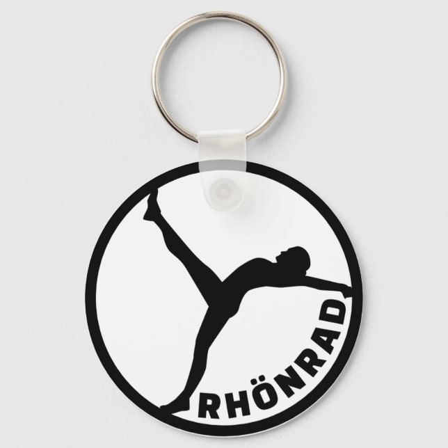 Rhönrad gymwheel key ring (Front)