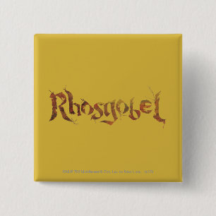 Rhosgobel Name 15 Cm Square Badge