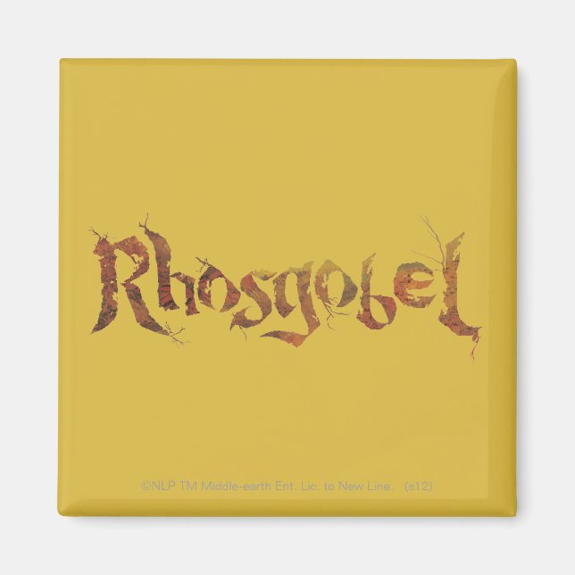 Rhosgobel Name Magnet (Front)
