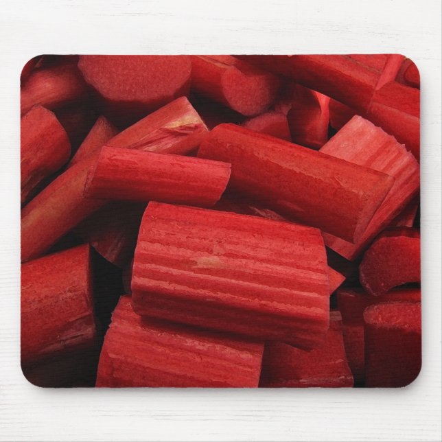 Rhubarb Abstract Mousepad (Front)