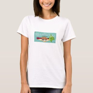 Rhubarb Pie Capital Ladies T Front only T-Shirt