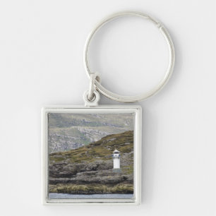 Rhue Lighthouse Along The Coast Key Ring