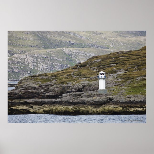 Rhue Lighthouse Along The Coast Poster (Front)
