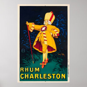 Rhum Charleston Caribbean Rum Wine Beverage Food Poster