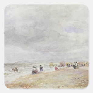 Rhyl Sands Square Sticker