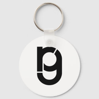 Rhyming Gaijin logo keychain