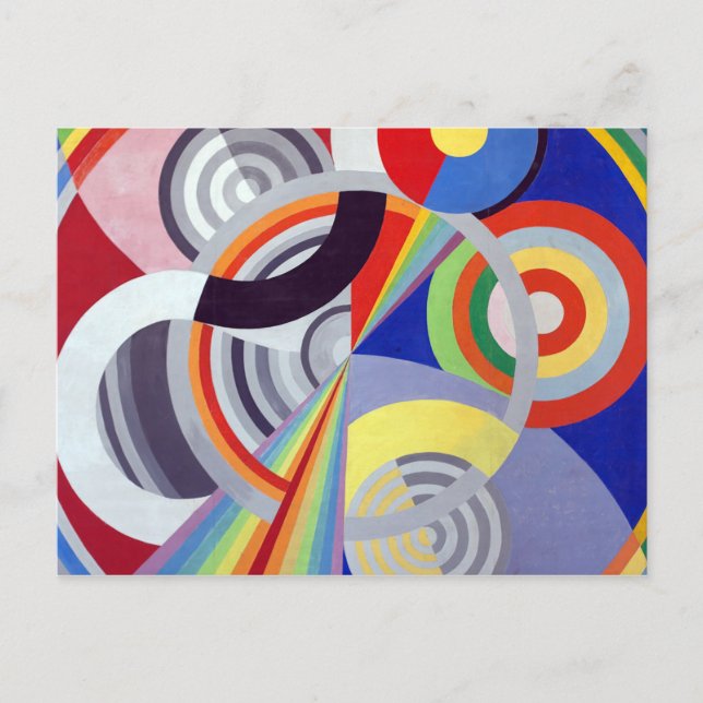 Rhythm 1 by Robert Delaunay Postcard (Front)
