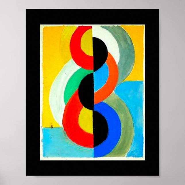 Rhythm Color by Robert Delaunay Poster (Front)