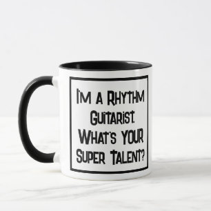 Rhythm Guitarist Super Talent. Two Tone Coffee Mug