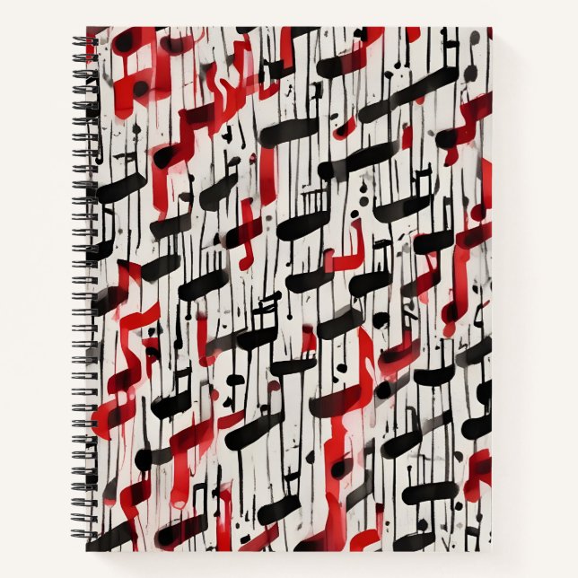 Rhythm in Contrast Notebook (Front)