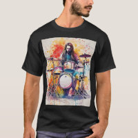 Rhythm in Motion: Drummer Performance Poster Tag