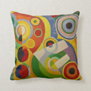 Rhythm Joie de vivre by Robert Delaunay 1930 Cushion