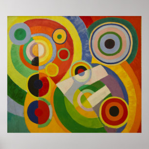 Rhythm Joie de vivre by Robert Delaunay 1930 Poster