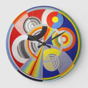 Rhythm No 1 Robert Delaunay Large Clock