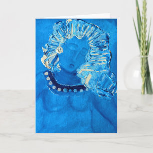 rhythm of blue greeting card