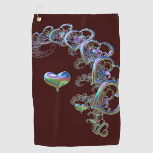 Rhythm of the Heart Golf Towel