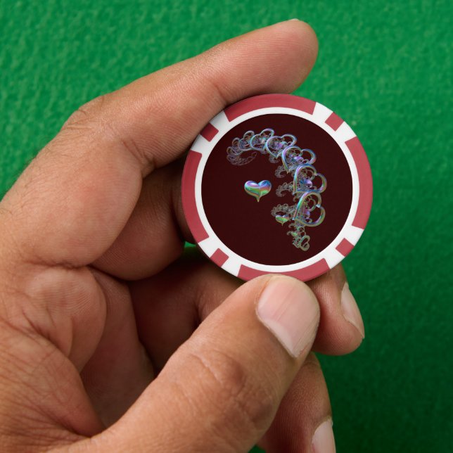 Rhythm of the Heart Poker Chips (Hand)