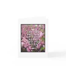 Rhythm of Your Heart Note Card - Blank Inside