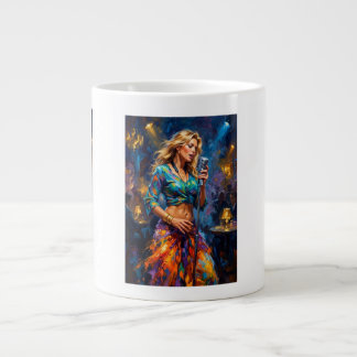 Rhythm & Soul: Jazz & Dance Art Collection Large Coffee Mug
