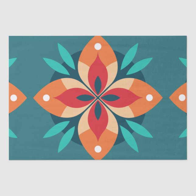 Rhythmic Bloom Tissue Paper (Front)