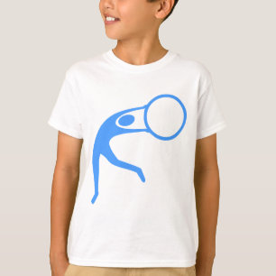 Rhythmic Gymnastic Figure - Baby Blue T-Shirt