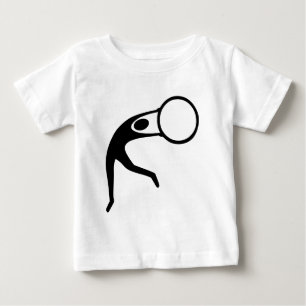 Rhythmic Gymnastic Figure - Black Baby T-Shirt