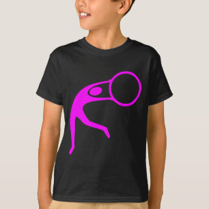 Rhythmic Gymnastic Figure - Magenta T-Shirt