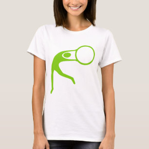 Rhythmic Gymnastic Figure - Martian Green T-Shirt