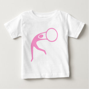 Rhythmic Gymnastic Figure - Pink Baby T-Shirt