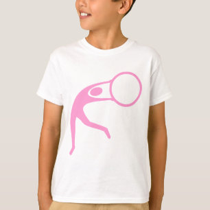 Rhythmic Gymnastic Figure - Pink T-Shirt