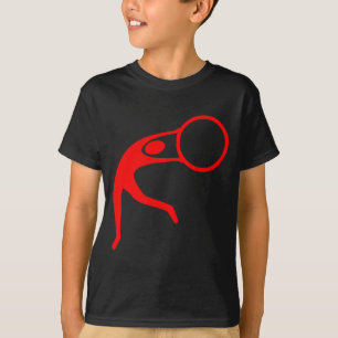 Rhythmic Gymnastic Figure - Red T-Shirt