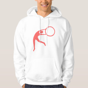 Rhythmic Gymnastic Figure - Tropical Pink Hoodie
