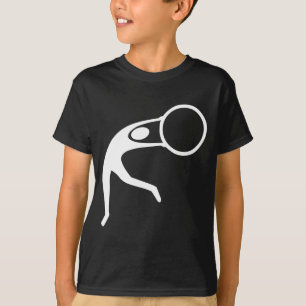 Rhythmic Gymnastic Figure - White T-Shirt