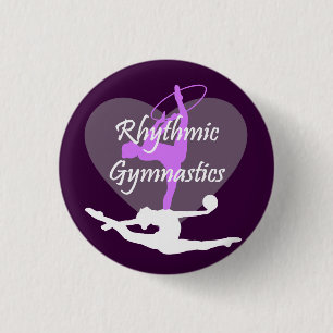 Rhythmic Gymnastics 3 Cm Round Badge