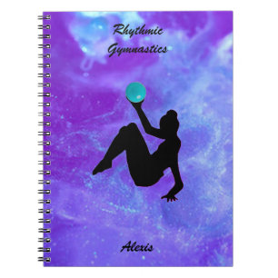 Rhythmic Gymnastics Ball Routine Galaxy Notebook