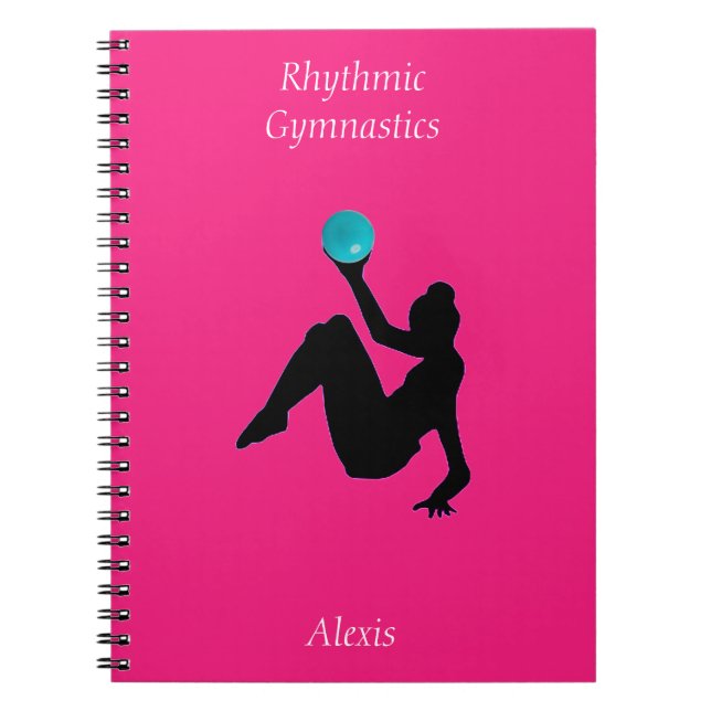 Rhythmic Gymnastics Ball Routine Notebook (Front)