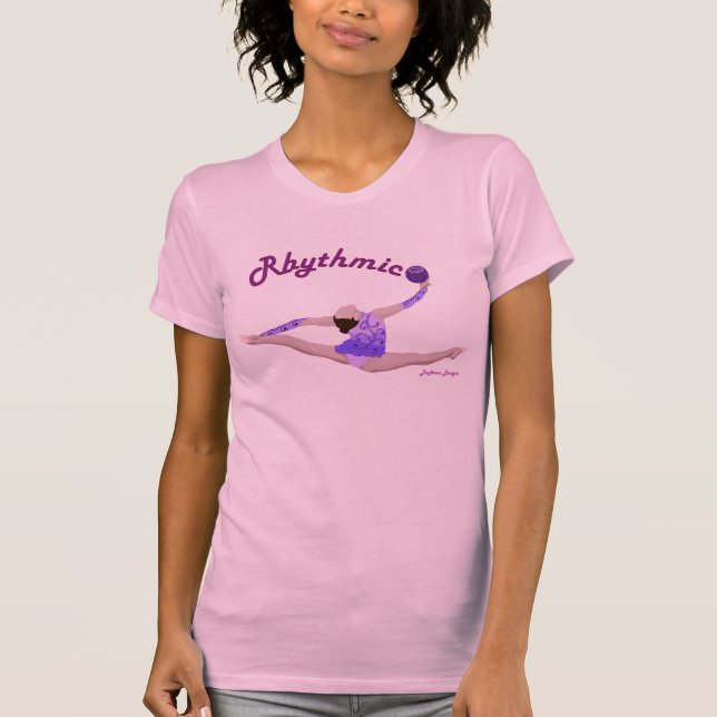 Rhythmic Gymnastics Ball Split Leap Tee (Front)