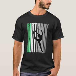 Rhythmic Gymnastics Birthday Elegant Baton Twirlin T-Shirt