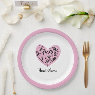 Rhythmic Gymnastics Birthday Party paper plate