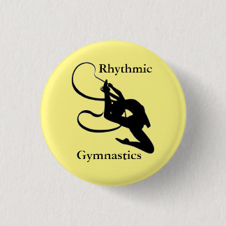 Rhythmic Gymnastics button pin "gymnast gifts"