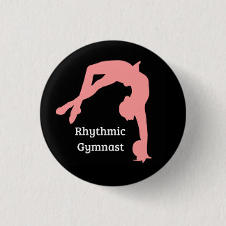 Rhythmic Gymnastics button pin gymnast gifts"