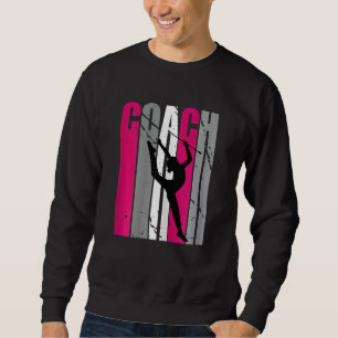 Rhythmic Gymnastics Coach Instructor Teacher Retro Sweatshirt