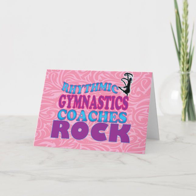 Rhythmic Gymnastics Coaches Note Card (Front)