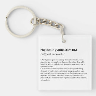 Rhythmic Gymnastics Definition Key Ring