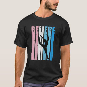 Rhythmic Gymnastics Girl Baton Twirl Inspiring Clo T-Shirt